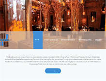 Tablet Screenshot of flipevents.com